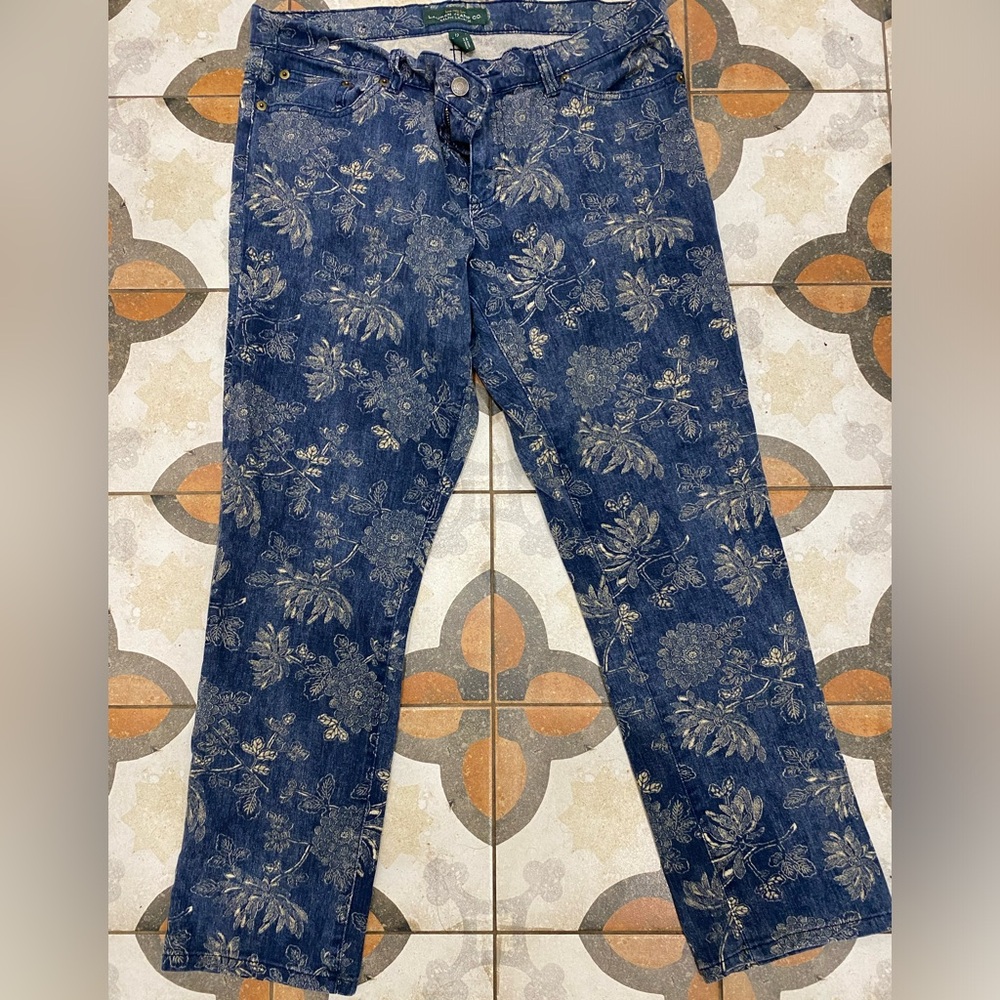 Jean pattern capri vintage